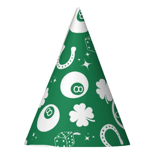 Succes met Hoefijzer Shamrock Feesthoedjes (Links)