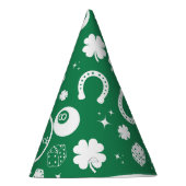 Succes met Hoefijzer Shamrock Feesthoedjes (Rechts)