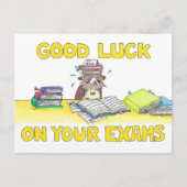 Succes met je examens briefkaart (Voorkant)