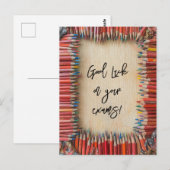 Succes met je examens briefkaart (Voorkant / Achterkant)