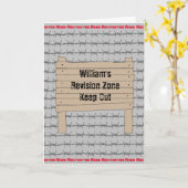 Succes met je examens kaart (Gele Bloem)