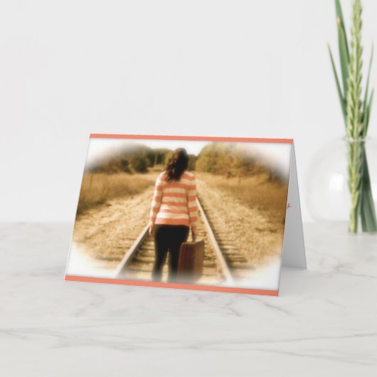 Succes met je nieuwe reis kaart (Voorkant)