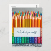 Succes met je schoolexamens briefkaart (Voorkant / Achterkant)