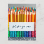 Succes met je schoolexamens briefkaart (Voorkant)