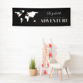 Succes met je volgende avontuur | Bon Voyage Spandoek (Insitu)