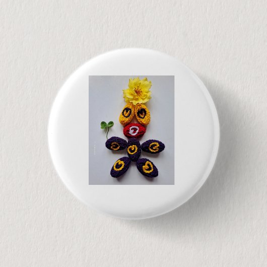 Succes met jou! badge ronde button 3,2 cm (Voorkant)