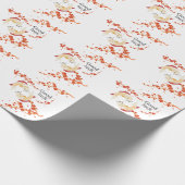 Succes met Koi Fish en Sakura | Elegant Japans Cadeaupapier (Hoek)