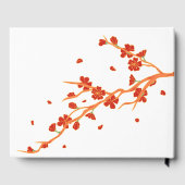 Succes met Koi Fish en Sakura | Elegant Japans Gastenboek (Achterkant)