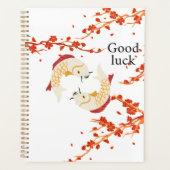 Succes met Koi Fish en Sakura | Elegant Japans Planner (Voorkant)