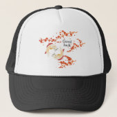 Succes met Koi Fish en Sakura | Elegant Japans Trucker Pet (Voorkant)