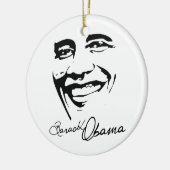SUCCES MET OBAMA -.png Keramisch Ornament (Links)