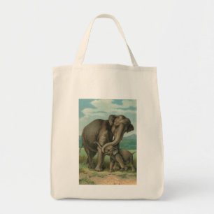 Succes met olifanten  boekillustratie tote bag