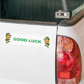 Succes met schattige prechaos met shamrocks bumpersticker (Op Truck)