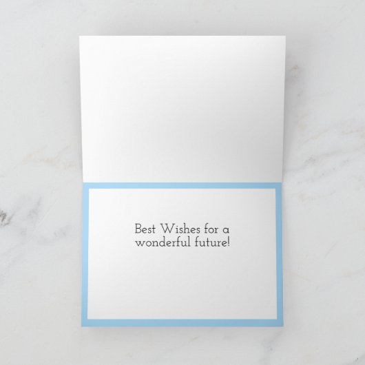 Succes met toekomstig geluk kaart (Binnen)