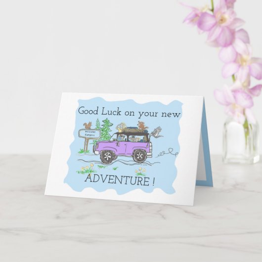 Succes met toekomstig geluk kaart (Orchidee)