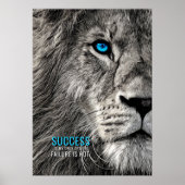 Succes Mijn enige Optie Motivatie Poster van het C (Voorkant)