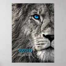 Succes Mijn enige Optie Motivatie Poster van het C