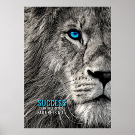 Succes Mijn enige Optie Motivatie Poster van het C