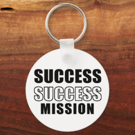 Succes Missie Motiverende Sleutelhanger