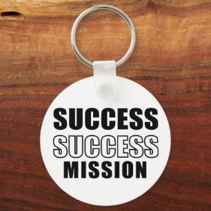 Succes Missie Motiverende Sleutelhanger