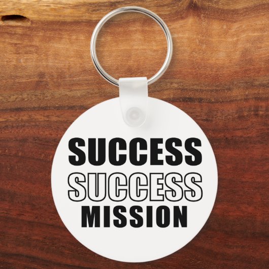 Succes Missie Motiverende Sleutelhanger (Voorkant)