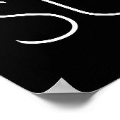 Succes Motivatie Basketball Trendy Poster (Hoek)