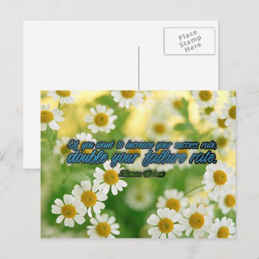 Succes Motivatie Briefkaart (Voorkant / Achterkant)