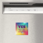 Succes Motivatie Ja U kunt Attitude Magnet (Insitu (Vaatwasser))