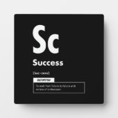 Succes - Motivatie plaque Fotoplaat (Voorkant)