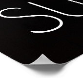 Succes Motivatie Trendy Stijlvolle Rode Muur Poster (Hoek)