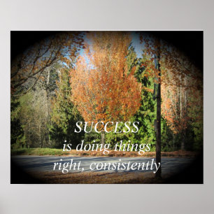 Succes Motiverend Bericht Poster