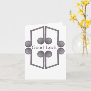 Succes muziek Gevouwen Wenskaart Kaart