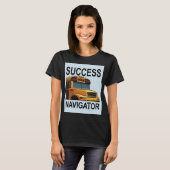 Succes Navigator School Bus Driver T-shirt (Voorkant volledig)