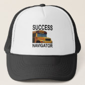 Succes Navigator School Bus Driver Trucker Pet (Voorkant)