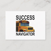 Succes Navigator School Bus Driver Visitekaartje (Voorkant)