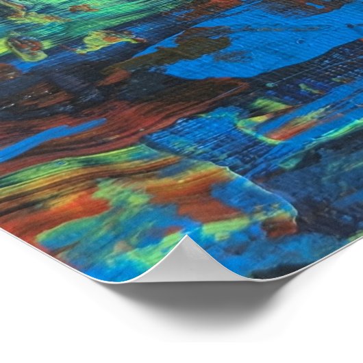 Succes, of "Hé! Ik ben hier!" Abstracte origine Poster (Hoek)