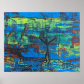 Succes, of "Hé! Ik ben hier!" Abstracte origine Poster (Voorkant)