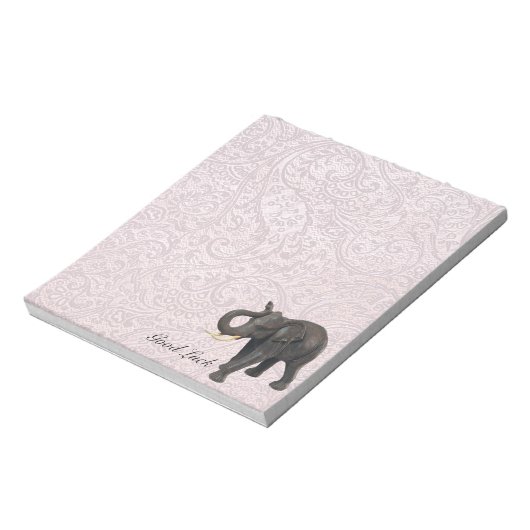 Succes olifant 2 notitieblok (Linkerzijde)