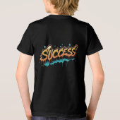 Succes Ontworpen Bella + Canvas Jeugd Tri-blend Shirt (Achterkant)