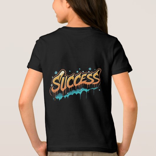 Succes Ontworpen Bella + Canvas Jeugd Tri-blend Tri-Blend Shirt (Achterkant)