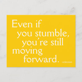 Succes opwekken - Motivatie Briefkaart