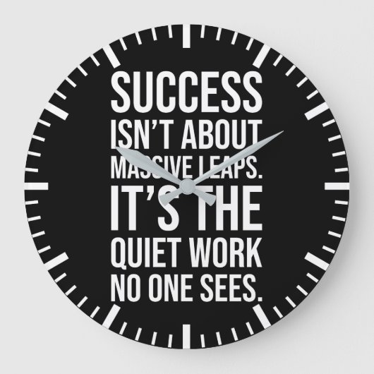 Succes over is rustig werken - Gym, drukte, grind Grote Klok (Voorkant)