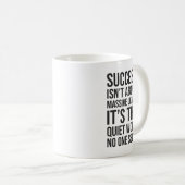 Succes over is rustig werken - Gym, drukte, grind Koffiemok (Voorkant rechts)