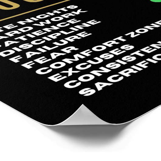 SUCCES POSTER (Hoek)