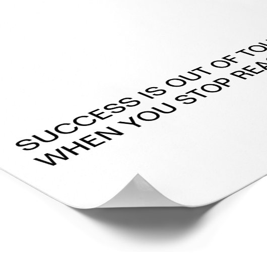 SUCCES POSTER (Hoek)