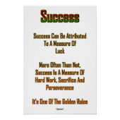 Succes Poster (Voorkant)