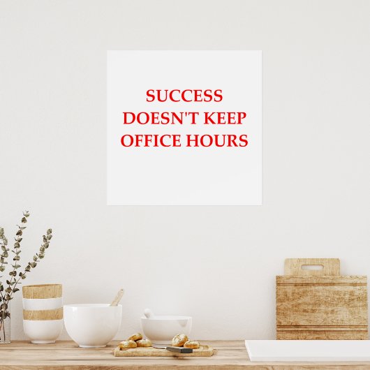 succes poster (Keuken)