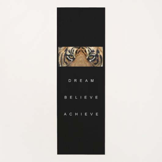 Succes Quote Dream Believe Motivatie te bereiken Yogamat (Voorkant)