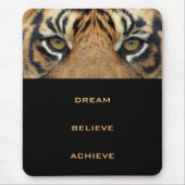 Succes Quote Tiger Eyes Dier Modern Verticaal Muismat (Voorkant)