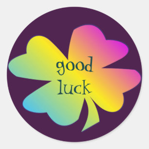 succes ronde sticker